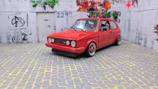 Golf 1 Pirelli GTI  BBS RF 16 Zoll  118  scale models diecast solido 118scale [upl. by Aiyekal914]