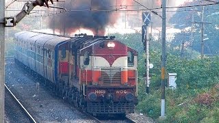 RARE WDG2 ALCos Chugging with Bangalore Express  Indian Railways 12785 KCG  SBC [upl. by Bacchus972]