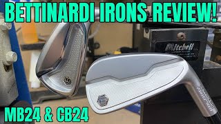 Bettinardi MB24 amp CB24 Iron Review Forged and Milled Irons [upl. by Eizzo]