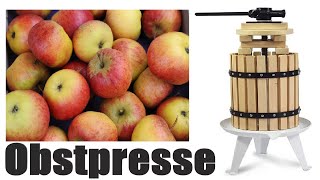 Obstpresse unboxing  Aufbau  amp das erste mal Austesten [upl. by Whitehouse]