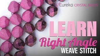 Learn the Right Angle Weave RAW Beading Stitch  Beginnerfriendly Tutorial  Beading HowTo [upl. by Carlton291]