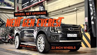 2024 FORD EVEREST TITANIUM  22 inch  Wheel set upgrade [upl. by Small]