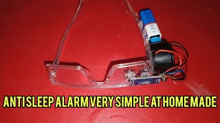 How to make anti sleep alarm device At Home madeplease like sherecomment subscribevideoviral 😊 [upl. by Ahsikin782]