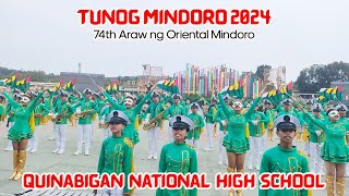 Tunog Mindoro 2024  Quinabigan National High School Brass Band of Pinamalayan Oriental Mindoro [upl. by Collayer909]