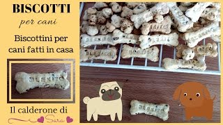 BISCOTTI PER CANI  fatti in casa con semini e formaggio [upl. by Cochard157]