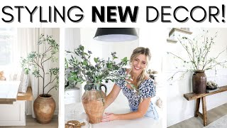 HOME DECOR HAUL  STYLING NEW DECOR  DECORATING TIPS AND IDEAS  DECORATING INSPIRATION [upl. by Ynetsed222]