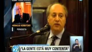 Ley 26522 Horacio Verbitsky sobre el fallo de la Corte Suprema [upl. by Atreb31]