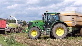 Ensilage du maïs 207  de la récolte au silo  Fendt 936 au silo Claas Jaguar 950 Shredlage [upl. by Ishmael]