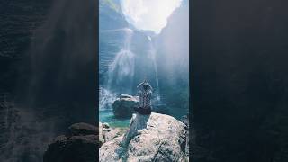 Om om chanting meditationmusic nature omchanting waterfall [upl. by Clarance]