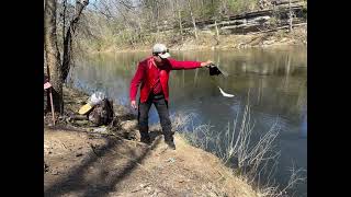 fishing Nashville Percy priest Dam [upl. by Hamitaf]