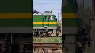 Ayee WAP 4 X WAG 9 😛🤪🤣 wap4 wag9 train indianrailways shorts shortvideo [upl. by Aihsetan380]