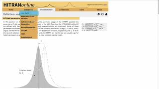 HITRAN tutorials  Part 2 Linebyline data access 12 [upl. by Daza]