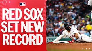 NEW RECORD for the Red Sox 9 stolen bases in one game [upl. by Bonine218]