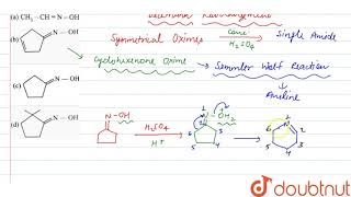 Which oximes on treatment with conetreated to gives single amide [upl. by Jonme624]