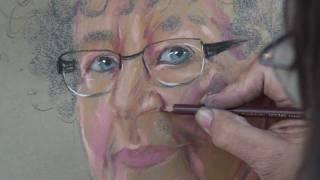 A Montmartre pastel portrait tutorial featuring Agnes Fabricius [upl. by Risley]