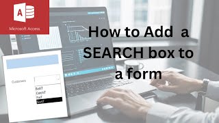 How to add a search box to a Microsoft Access Form 2024 [upl. by Ardnak564]