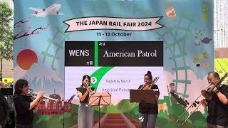 Wind Ensemble Nippon Singapore WENS  The Japan Rail Fair 2024  Urban Park  Guoco Tower [upl. by Harobed]