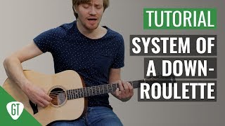 System Of A Down  Roulette  Gitarren Tutorial Deutsch [upl. by Hildick860]