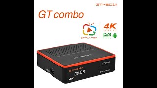 GTMedia GT Combo DVBS2T2C Android 90 TV BOX 4K [upl. by Ddal]