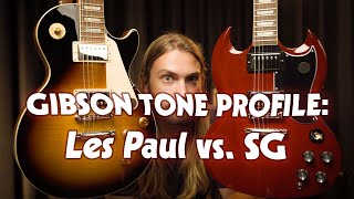 Gibson Les Paul Vs Gibson SG  Gibson Humbucker Tone Profile [upl. by Eintirb522]