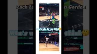 Zach Lavine vs Aaron Gordon☠️💀Who’s win🤔🤔 funny [upl. by Annawd]