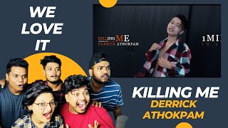 Killing me  Derrick athokpam Official Music Video Directed By RickzZ Reaction [upl. by Rubina]