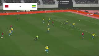 Maroc 41 Gabon  Qualifications AFCON 2025  PES 2021 [upl. by Vernon555]