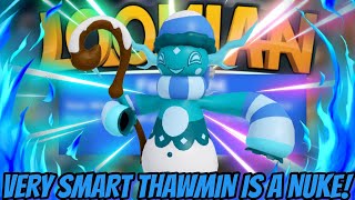 THAWMIN IS ACTUALLY BROKEN NOW WITH TOTEMS  Loomian Legacy PVP [upl. by Nanette752]