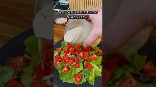 Easy Homemade Ranch Dressing no measuring needed food recipe homemade [upl. by Anoynek355]