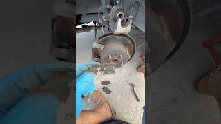 Dirty stinking brake clips Had to make it work mechanic florida ucanfixit toyota foryou [upl. by Eylatan]