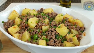 CARNE MOÍDA COM BATATAS E LEGUMES RECEITA SUPER FÁCIL E COM TEMPERO ESPECIAL [upl. by Haidedej]