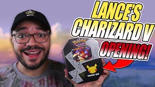 Celebrations Lances Charizard V Tin Opening [upl. by Ennovaj]