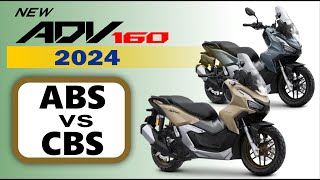 New ADV 160 Difference between ABS and CBS [upl. by Seda]