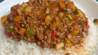 How to make Minced beef stew at home  The cooking nurse [upl. by Anastassia]