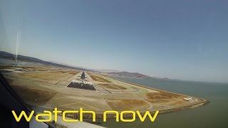 Amazing A380 Cockpit Approach to San Francisco USA SFO [upl. by Noraj]