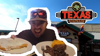 Is This The Best Steak House in The World Reviewing Texas Roadhouses Food [upl. by Darnell]