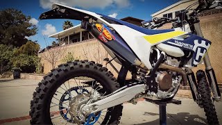 FMF 41 TitaniumCarbon Fiber Pipe Unboxing amp Install [upl. by Hadlee]