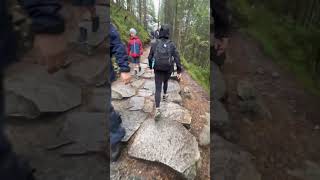 Hike to Pulpit RockPreikestolen Norway [upl. by Vel]