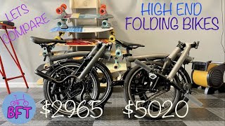 P LINE AND T LINE COMPARISON BROMPTON FOLDING BIKES [upl. by Maude]