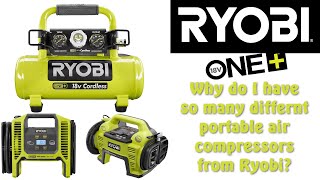 Lets compare Ryobi air compressors models P731 P747 P739 [upl. by Katerine205]