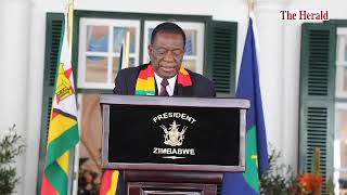 President Mnangagwa speaks on sanctions [upl. by Eromle]