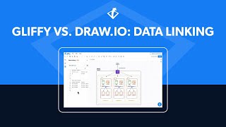 Gliffy vs drawio CSV Uploads amp Data Linking [upl. by Attirehs272]