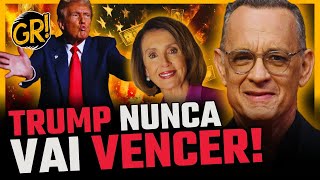 FESTIVAL DE VERGONHAS CELEBRIDADES GARANTEM QUE TRUMP NUNCA SERÁ PRESIDENTE [upl. by Rammus818]