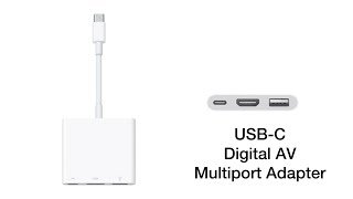 Apple USBC Digital AV Multiport Adapter [upl. by Llert355]