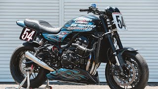 Custom Kawasaki Z900RS Racer by Blue ThundersCustom Moto [upl. by Kerry]