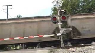 NS eastbound grain train with Warbonnet [upl. by Haleehs]