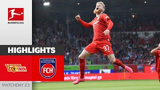 Beste Scores In Berlin  Union Berlin  1 FC Heidenheim 22  Highlights  Matchday 23 – BuLi 2324 [upl. by Noterb]