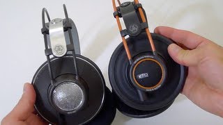 First Look AKG K612 pro amp K712 pro Studio Headphones [upl. by Etnahc]