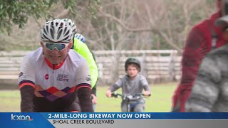 Residents mark official opening of Shoal Creek bikeway on Saturday [upl. by Cordula]