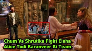 Bigg Boss 18 Live  Chum Vs Shrutika Fight Karanveer Ki Todi Eisha Alice Ne Team Vivian Out [upl. by Kcirrad]